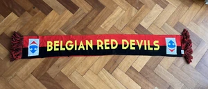 Belgium " Red Devils" Football Soccer Fan Scarf - Picture 1 of 6