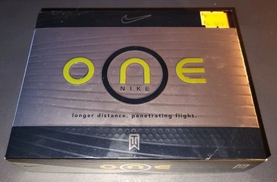 Nike One Tiger Woods TW pelotas de golf docena CANTIDAD caja TOTALMENTE NUEVAS/SIN USAR RARAS Foto 1 de 4