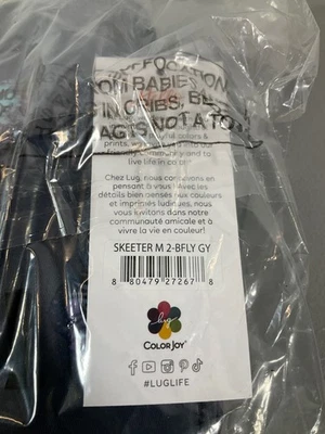 Bolso Bandolera Convertible Lug Skeeter Mini 2 - Gris Mariposa, Unisex, Cierre con Cremallera Foto 1 de 4