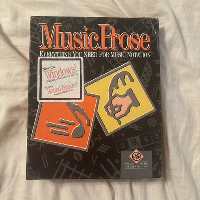 Music Prose 2.0 — Everything You Need for Music Notation — 3.5” Floppy Disks PC - Image 1 of 4