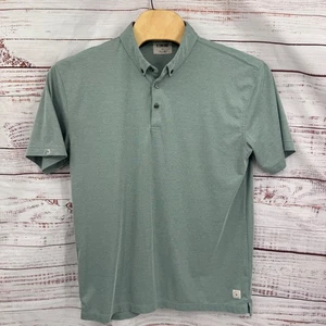 Camisa Polo Linksoul Tempus Fugit Para Hombre XL Verde Abotonada Manga Corta Golf - Imagen 1 de 9