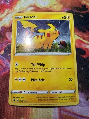 Pikachu SWSH039 SWSH: Sword & Shield Promo Cards Holo - Image 1 of 2