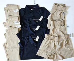 Old Navy NWT Girls 10-12 Uniform Back To School Polo Top Pants Shorts Lot TD1-30 - Picture 1 of 3