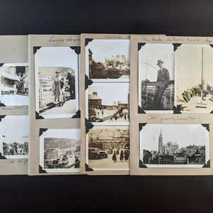 Cruise Ship MS Venus Bergen Line Photo Album Pages 17 Snapshots 3 Postcards 1936 - Picture 1 of 19