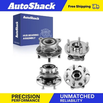 Front Rear Wheel Hub Bearing Assemblies for 2013-2020 Lexus GS350 Foto 1 de 2