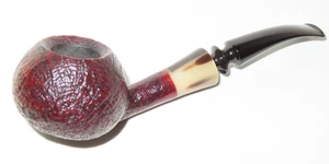 W.O. LARSEN "SUPER 120" PRINCE SHAPED SANDBLAST PIPE W/ HORN TRIM - PIPESTUD - Picture 1 of 7