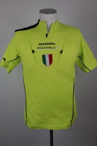 DIADORA GIACOMELLI ITALIA MAGLIA CALCIO ARBITRO UOMO M SOCCER MAN JERSEY VINTAGE - Picture 1 of 9