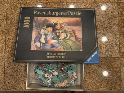 Ravensburger LOT Chantal Poulin THE SECRET  2003 and The Skaters 2002, 1000p EUC - Image 1 of 4