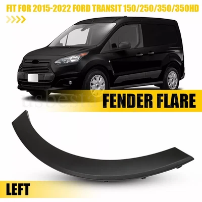 Left Front Molding Trim Fender Flare For 2015-2024 Ford Transit 150/250/350 Foto 1 de 4