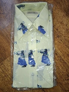 BRUTUS Shirt Men’s Medium 14.5 Vintage 70s Seventies Print - Picture 1 of 2