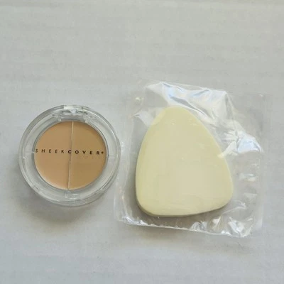 Corretivo duplo Sheer Cover 3g - Leve/médio - Novo e lacrado com sopro de aplicação - Imagem 1 de 2