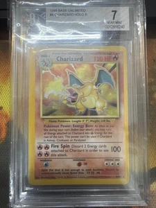 Charizard 004/102 Base Set Holo BGS 7 - Picture 1 of 2