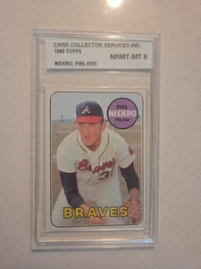 1969 Topps Phil Niekro #355 CCS 8 NRMT-MT - Picture 1 of 6