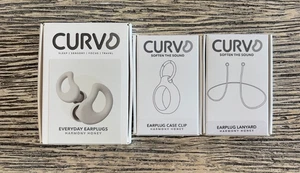 Curvd Everyday Ohrstöpsel + Etui Clip + Ohrstöpsel Lanyard - Bild 1 von 5