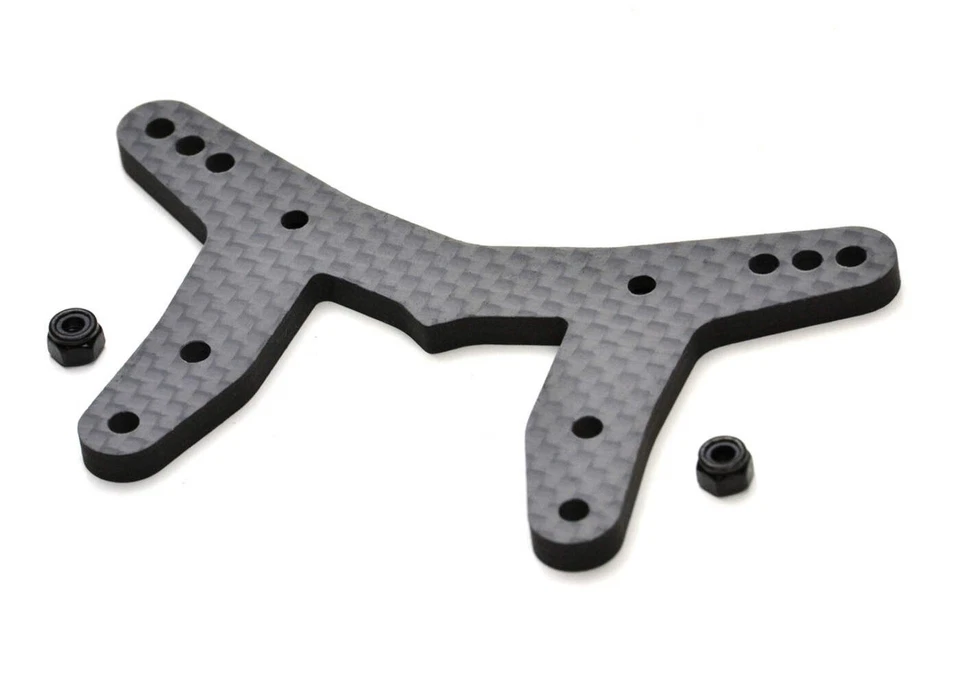 Exotek 2057 Carbon Fiber 4mm Thick Front Tower Losi 22S