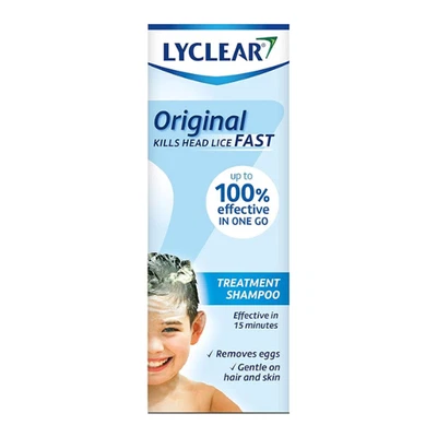 Lyclear Original Shampoo With Comb 200ml - Kills Head Lice and Nits - Image 1 of 2