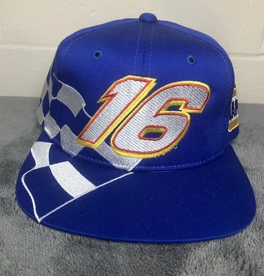Sombrero de colección NAPA Nascar Racing Ron Hornaday Truck años 90 Snapback gorra azul #16 Foto 1 de 4