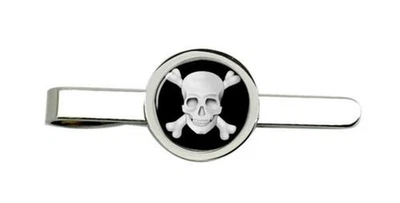 Clipe de gravata Skull and Crossbones Jolly Roger - Imagem 1 de 3