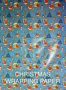 DISNEY TWAS THE NIGHT BEFORE GRINCHMAS WRAPPING PAPER -20 SQ FT 🎁 - Picture 1 of 2