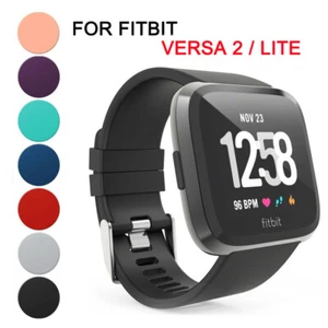 Bracelet For Fitbit Versa 2 \ Versa \ Versa Lite Wristband Band Silicone Strap - Picture 1 of 26
