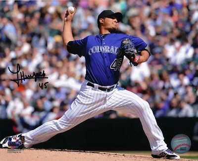 Jhoulys Chacin Colorado Rockies Autograph Signed 8 X 10 Photo Auto with COA - Image 1 of 2