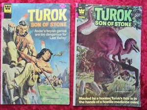 2 MINDERWERTIGE TUROK SON OF STONE COMICS WHITMAN COMICS - Bild 1 von 2
