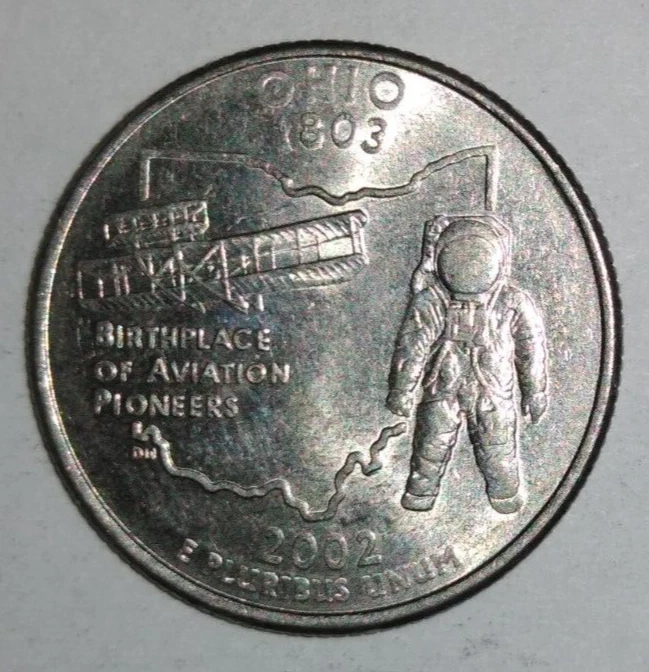 YOU PICK 5 FOR $5 + FREE SHIPPING - 2002 - D Mint - Ohio State Quarter - Image 1 of 1