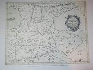 Vtg Asia Colchis, Beria, Albania, Armenia Map Art Print Spain - Picture 1 of 6