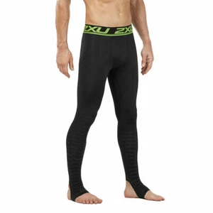 2XU Men's Power Recovery Compression Tights-Black/Nero RRP £110 (L-XL) - Picture 1 of 6