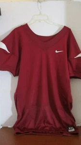 NIKE~Burgundy & White FOOTBALL JERSEY~~Men's XXL~NWOT - Picture 1 of 4