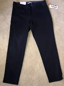 NWT Dalia Collection City Fit Blue Dress Work Pants Cigarette Skinny Leg Sz 4 - Picture 1 of 10