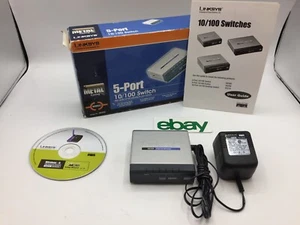 Linksys 5 Port 10/100 Switch SD205 FREE S/H - Picture 1 of 4