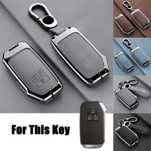 Zinc Alloy Leather Car Key Case Cover Holder For Kia EX SX Carnival MPV 2019+ - Picture 1 of 21