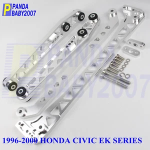 FOR 1996-2000 HONDA CIVIC EK F7 SL RACING CONTROL ARM SUBFRAME BRACE TIE BAR KIT - Picture 1 of 5
