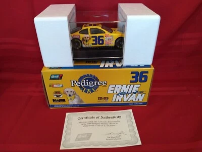 1:24 Revell NASCAR Diecast - Ernie Irvan #36 Pedigree 1999 Monte Carlo COA - Image 1 of 4