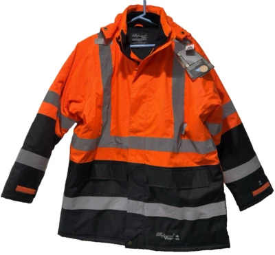 Viking Professional Freezer Insulated Journeyman Jacket - High Visibility, XL - Image 1 of 4