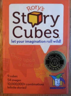 NEW Award-Winning GameWright "Rory's Story Cubes" w 9 Cubes for 1+ Player Age 8+ - Image 1 of 3