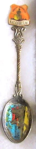 #634) SILVER PLATED TEA SPOON KALGOORLIE CITY WESTERN AUSTRALIA PADDY HANNAN - Picture 1 of 2