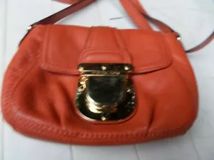 Stunning Michael Kors sunshine orange, cross body Leather Bag, used. - Picture 1 of 7