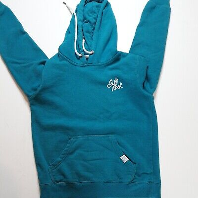 Salt Rock  Hoodie Womens Sz 8 XS Teal Blue Hooded Sweatshirt Full Zip Sweater • 13.44€