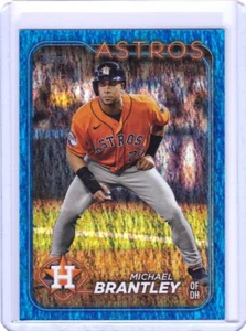 2024 Topps Series 2 - Michael Brantley #381 Blue Foil /999 Houston Astros - Picture 1 of 3