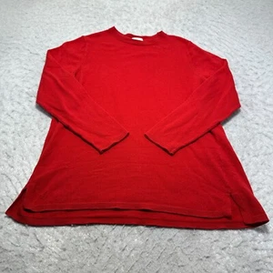 J.Jill enger Strick Legging Pullover rot mittellang Damen Größe M - Bild 1 von 12