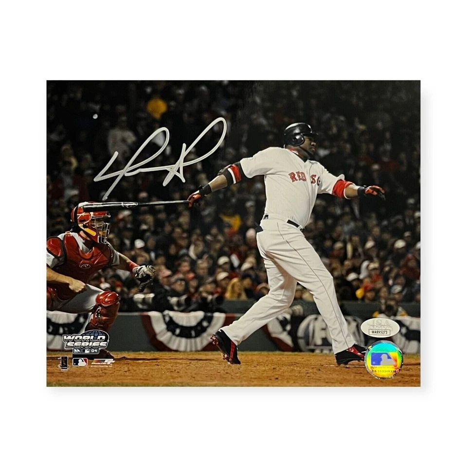 David Ortiz Signed Autographed 8x10 Photo Boston Red Sox JSA - Image 1 of 1