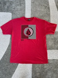 Vintage Y2K Volcom Stone Skate Surf Red Shirt Mens XL Outdoor Beach - Picture 1 of 7