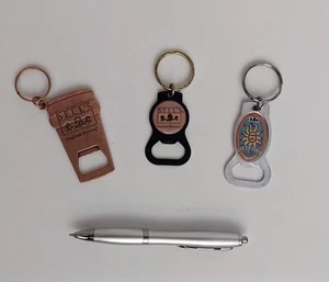 (3) Bell's Inspired Brewing Bottle Opener Key Ring Keychains Includes Oberon - Picture 1 of 5