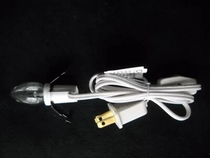 1 cable de luz para edificios de pueblo de Navidad con interruptor de encendido/apagado cable blanco * - Imagen 1 de 2