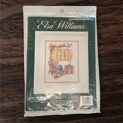 Elsa Williams Counted Cross-Stitch Kit #02053 "The Sign Post" 8x10" NOS - Image 1 of 4