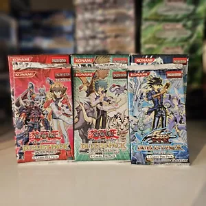 3x Booster Duellant Pack Konvolut inkl. Jesse, Jaden, Yusei - 1. Auflage Yugioh - Bild 1 von 4