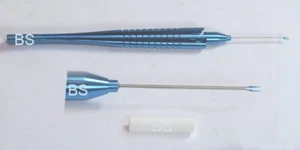 TITANIUM VR- SERRATED VITREOUS FORCEPS SMOOTH JAWS STRAIGHT 20 GAUGE(2 PIECE) - Picture 1 of 1