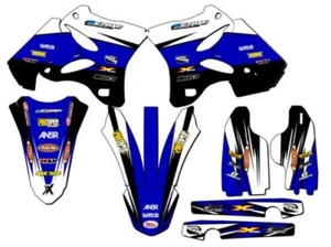 2005-2007 YZ 125 VELOCITY Blue Senge Graphics Kit Compatible with Yamaha - Picture 1 of 10
